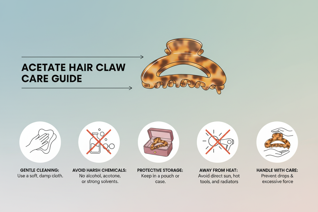 How to Care for Your Acetate Baddie Clip So It Actually Lasts